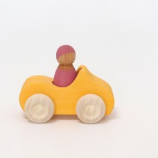 GRIMM'S Kleines Cabrio gelb oder grün - Holzspielzeugauto