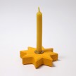 GRIMM'S Gelber Stern - Kerzenhalter oder Steckerhalter für Tischdekorationen
