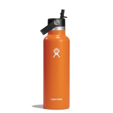 Hydro Flask 21 oz Standard Mouth Thermo Edelstahl Trinkflasche 621 ml Flex Straw Cap