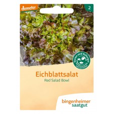 bingenheimer saatgut Eichblattsalat Red Salad Bowl Samen G379N