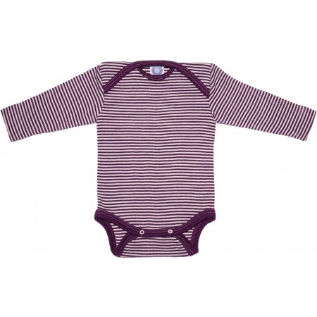 COSILANA Baby-Body langarm - Wolle/Seide Gr. 50/56 - 86/92