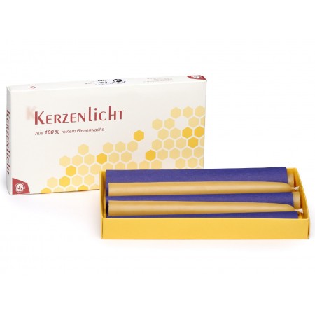 Karl-Schubert-Werkstätten Bienenwachs Konische Kerzen 5 Stück natur